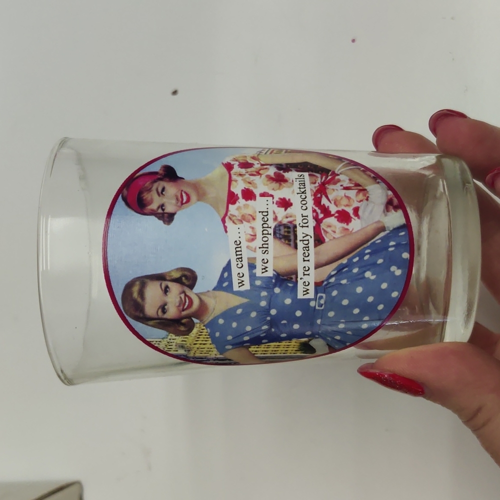 3/$20 sale Anne Taintor juice Glass